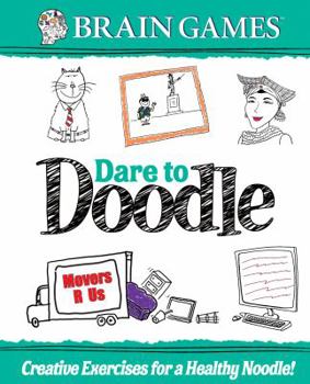 Spiral-bound Brain Games Dare to Doodle 2 Book