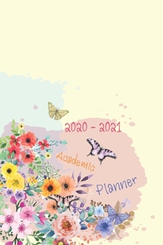 2020-2021 Monthly Planner: Academic Weekly & Monthly Pocket Calendar Schedule Organizer, 6" x 9", 148 Pages