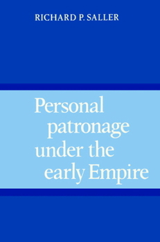 Paperback Personal Patronage Under the Early Empire Book