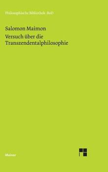 Hardcover Versuch über die Transzendentalphilosophie [German] Book