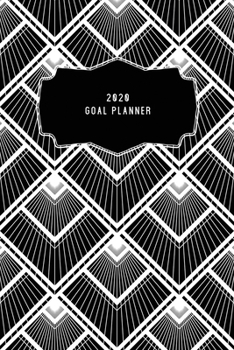 Paperback 2020 Goal Planner: 2020 Dated Goal Planner Focus Weekly Monthly Book
