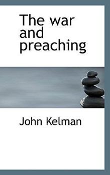 Hardcover The War and Preaching Book