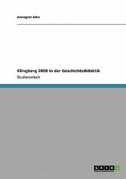 Paperback Klingberg 2008 in der Geschichtsdidaktik [German] Book
