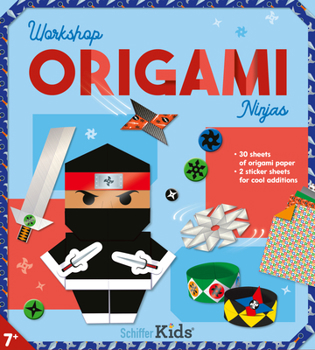 Misc. Ninjas Origami Workshop with 30 Sheets of Paper, Instructions, and Stickers Book
