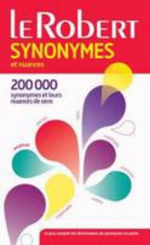 Paperback Le Robert Dictionnaire des synonymes et nuances Poche Plus (French Edition) [French] Book
