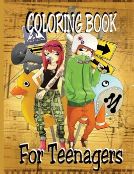 Paperback Coloring Book - For Teenagers Book