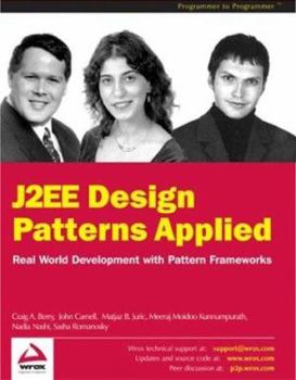 Paperback J2ee Design Patterns Applied Book