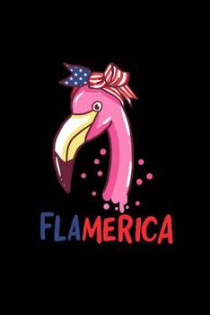 Paperback Flamerica: 120 Pages I 6x9 I Cornellnotes I Funny 4th Of July, Patriotic, Liberty & 1776 Gifts Book