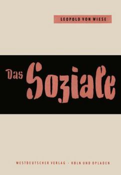 Paperback Das Soziale Im Leben Und Im Denken [German] Book