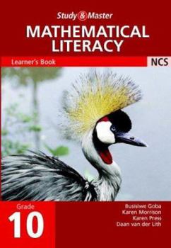 Paperback Study and Master Mathematical Literacy Grade 10 Learner's Book