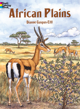 Paperback African Plains Coloring Book