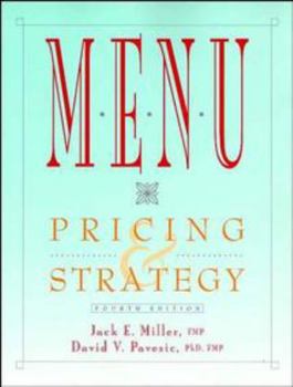 Paperback Menu Pricing Strategy 4e Book