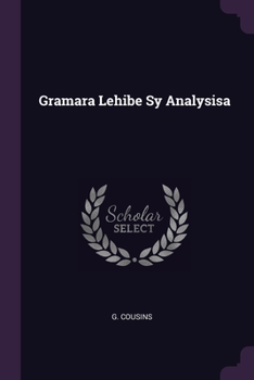 Paperback Gramara Lehibe Sy Analysisa Book