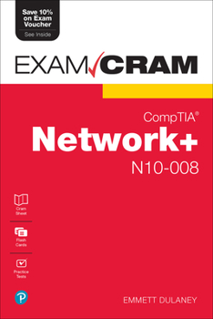 Paperback Comptia Network+ N10-008 Exam Cram Book