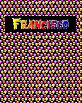 Paperback 120 Page Handwriting Practice Book with Colorful Alien Cover Francisco: Primary Grades Handwriting Book