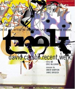 Hardcover Trek David Carson, Recent Werk Book