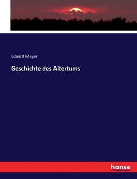 Paperback Geschichte des Altertums [German] Book
