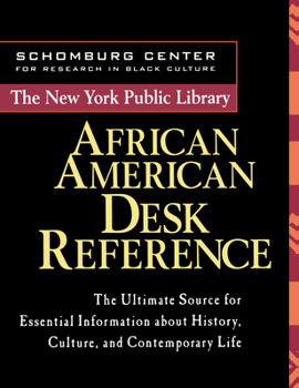 Hardcover The New York Public Library African American Desk Reference Book