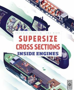 Hardcover Supersize Cross Sections Inside Engines Book