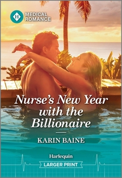 Mass Market Paperback Nurse's New Year with the Billionaire [Large Print] Book