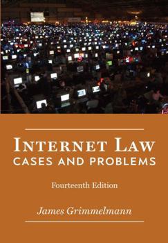 Paperback Internet Law: Cases & Problems Book