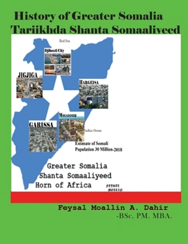 Paperback History of Greater Somalia: Tariikhda Shanta Somaliyeed Book