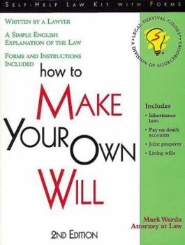 Paperback How to Make Your Own Will Book