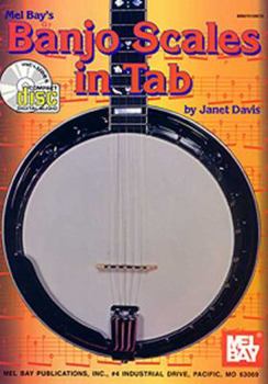 Spiral-bound Banjo Scales in Tab: The Major Scales for the 5-String Banjo [With CD] Book