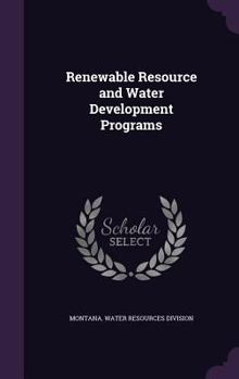 Hardcover Renewable Resource and Water Development Programs Book