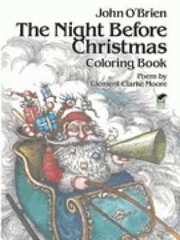 Paperback The Night Before Christmas Coloring Book