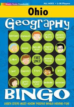 Hardcover Ohio Geography Bingo Game! Book