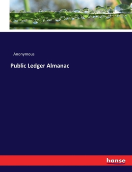 Paperback Public Ledger Almanac Book