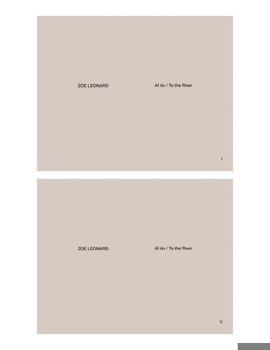 Paperback Zoe Leonard: Al Río / To the River Book