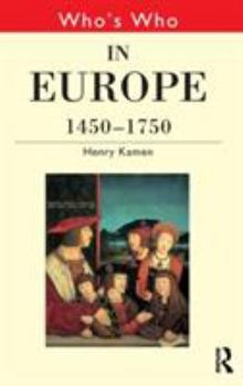 Hardcover Who's Who in Europe 1450-1750 Book