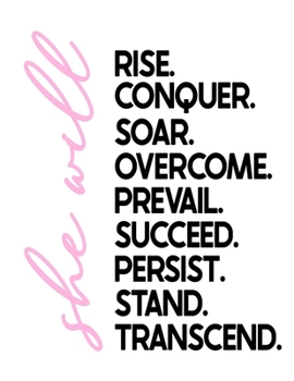 Paperback She Will Rise Notebook Book