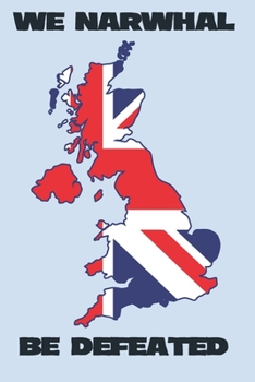 Paperback We Narwhal Be Defeated: Lined Notebook Journal Book