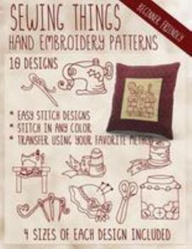 Paperback Sewing Things Hand Embroidery Patterns Book