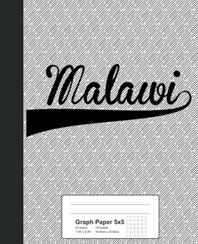 Graph Paper 5x5: MALAWI Notebook (Weezag Graph Paper 5x5 Notebook)