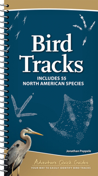 Spiral-bound Bird Tracks: Includes 55 North American Species Book