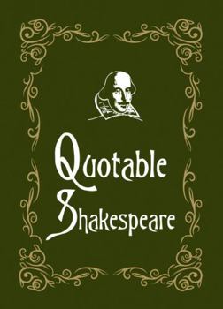 Hardcover Quotable Shakespeare Book