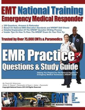 Paperback EMT National Training Emergency Medical Responder, EMR Practice Questions Book