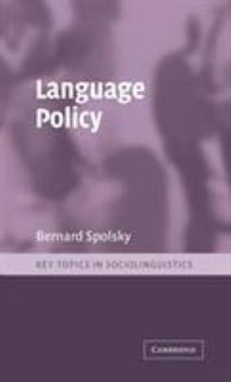Hardcover Language Policy Book