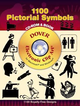 Paperback 1100 Pictorial Symbols [With CDROM] Book