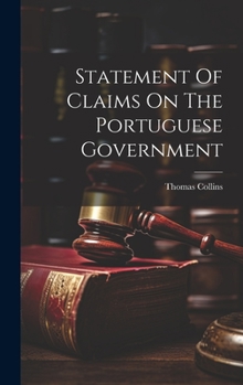 Hardcover Statement Of Claims On The Portuguese Government [Afrikaans] Book