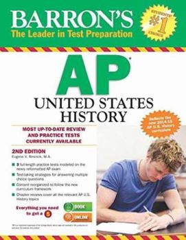 Paperback Barron's AP United States History Book
