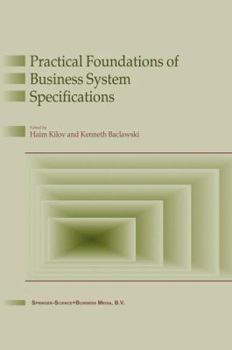 Paperback Practical Foundations of Business System Specifications Book