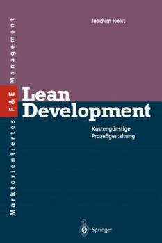 Paperback Lean Development: Kostengünstige Prozeßgestaltung [German] Book