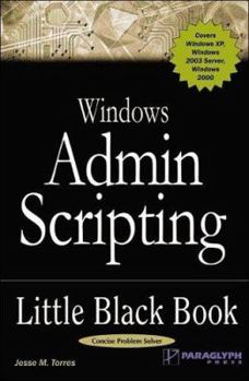 Paperback Windows Admin Scripting Little Black Book