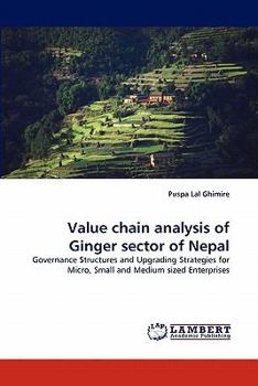 Paperback Value chain analysis of Ginger sector of Nepal Book