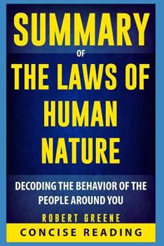 Paperback Summary of The Laws of Human Nature By Robert Greene Book